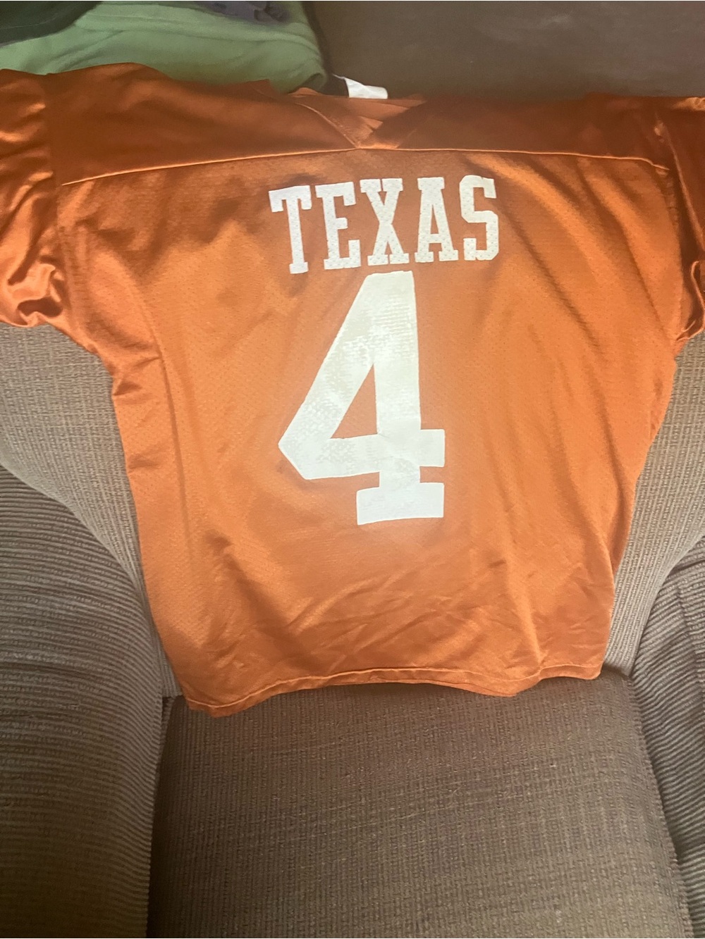 Texas No. 4 Men's Orange Football Jersey